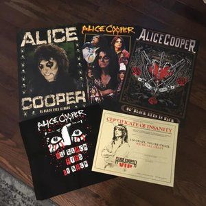 Alice Cooper 2019 Ol’ Black Eyes VIP Memorabilia